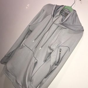 Athleta size L striped and dotted 1/2 zip.